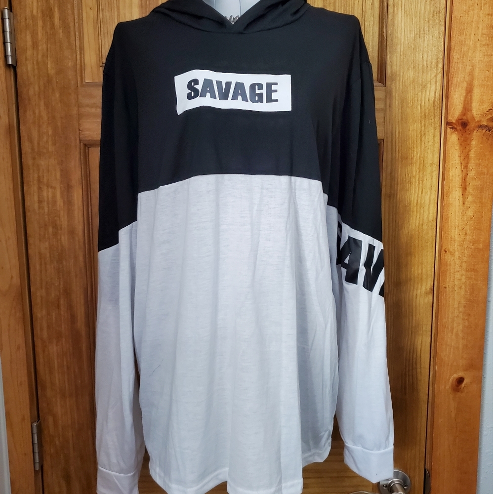 Long Sleeve Hooded Tee